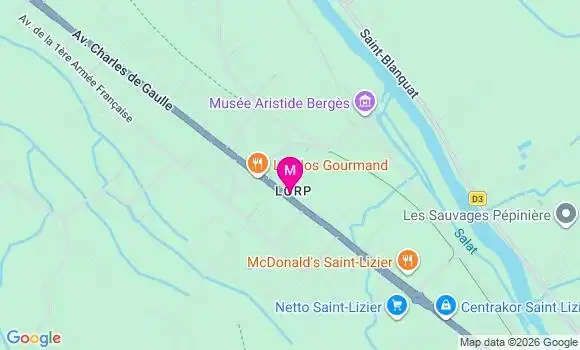 Localisation Lorp Sentaraille - 09190