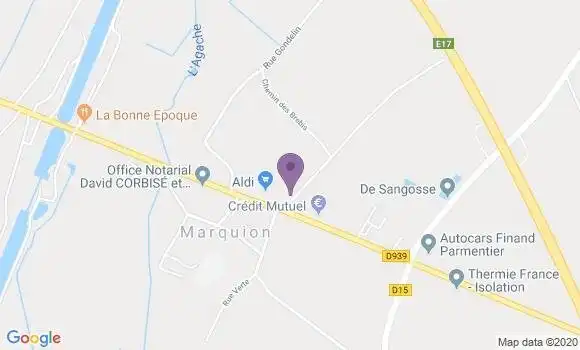 Localisation Marquion - 62860