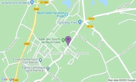 Localisation Neufchatel Hardelot - 62152
