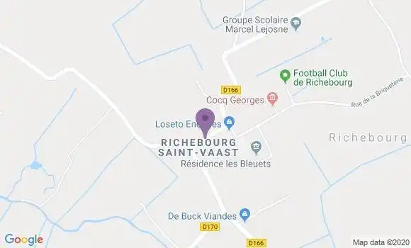 Localisation Richebourg Bp - 62136