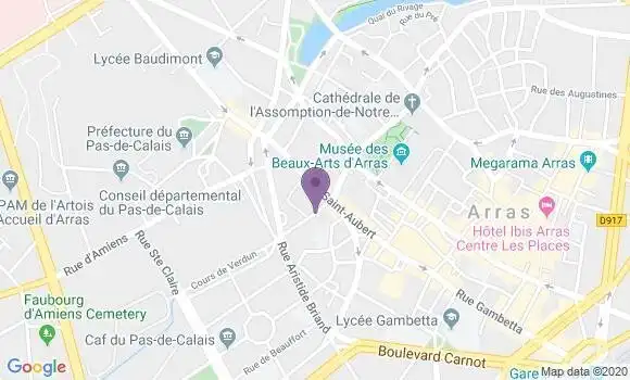 Localisation Saint Laurent Blangy - 62223