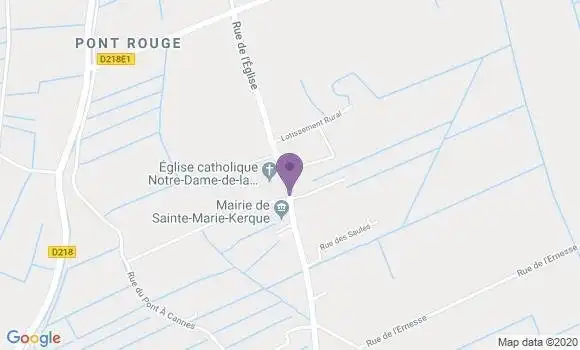 Localisation Sainte Marie Kerque Bp - 62370