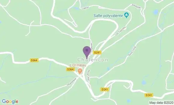 Localisation Chalencon Ap - 07240