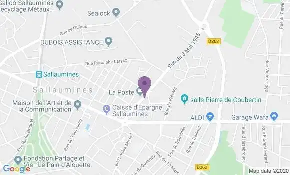 Localisation Sallaumines Bp - 62430