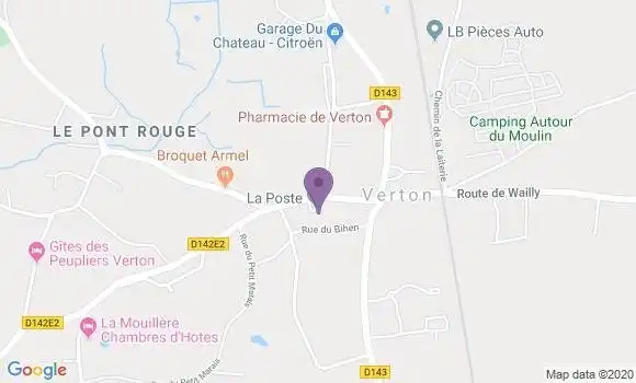 Localisation Verton Bp - 62180
