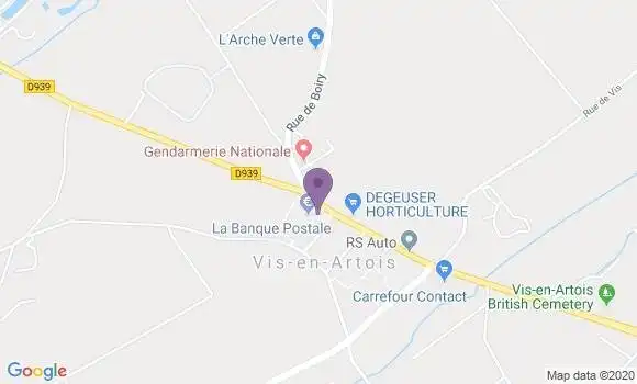 Localisation Vis En Artois Bp - 62156