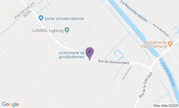 Localisation Wardrecques Ap - 62120