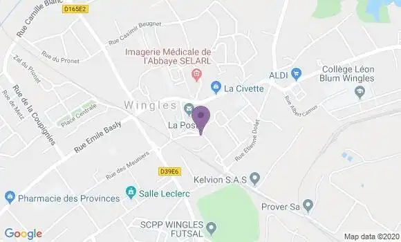 Localisation Wingles - 62410