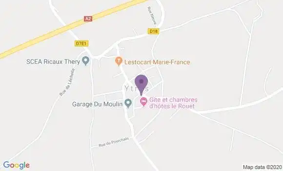 Localisation Ytres Ap - 62124
