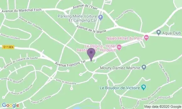 Localisation Hardelot Plage Bp - 62152
