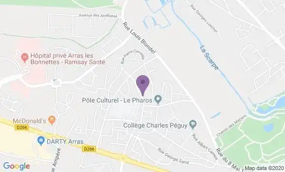 Localisation Arras Verlaine - 62000
