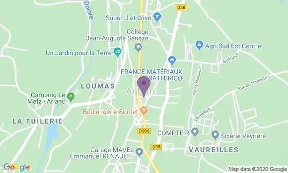 Localisation Arlanc - 63220