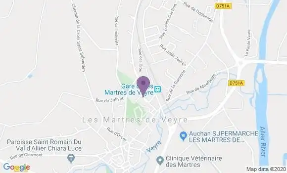 Localisation Authezat Ap - 63114