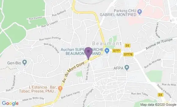 Localisation Beaumont - 63110