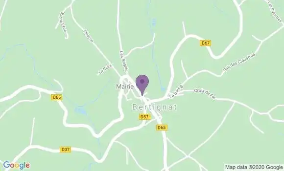 Localisation Bertignat Ap - 63480