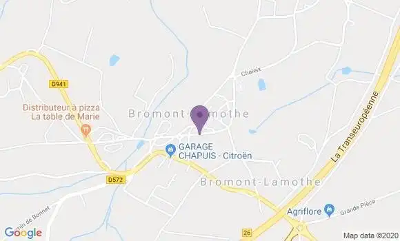 Localisation Bromont Lamothe Ap - 63230