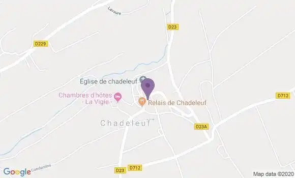 Localisation Chadeleuf Ap - 63320