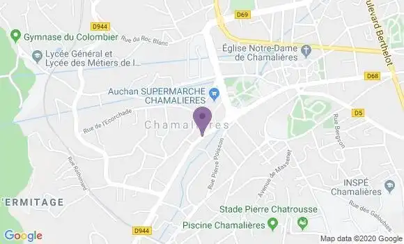 Localisation Chamalieres Europe - 63400