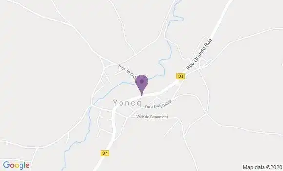 Localisation Autrecourt et Pourron Bp - 08210