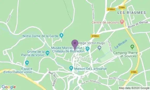 Localisation Charbonnieres les Varennes Ap - 63410