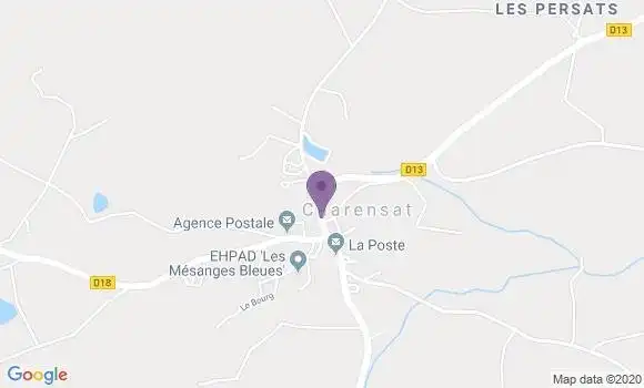 Localisation Charensat Bp - 63640