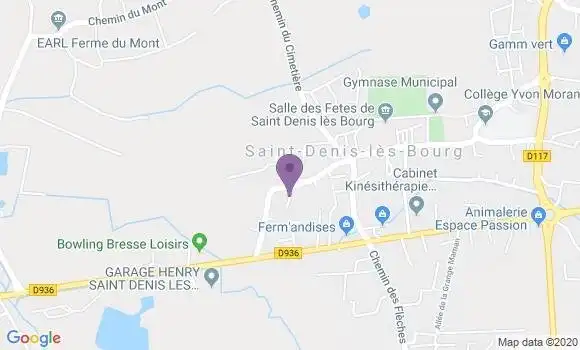 Localisation Chaumont le Bourg Ap - 63220