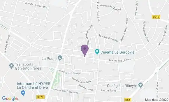 Localisation Cournon d