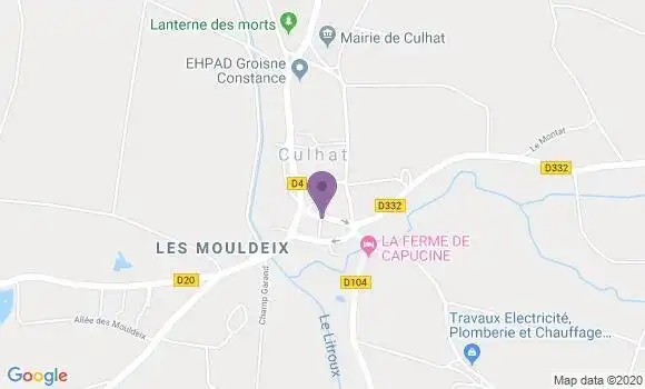 Localisation Culhat Ap - 63350