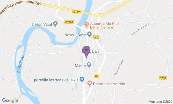 Localisation Dallet Bp - 63111
