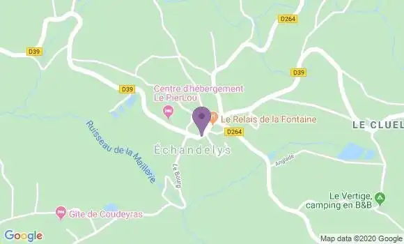 Localisation Echandelys Ap - 63980