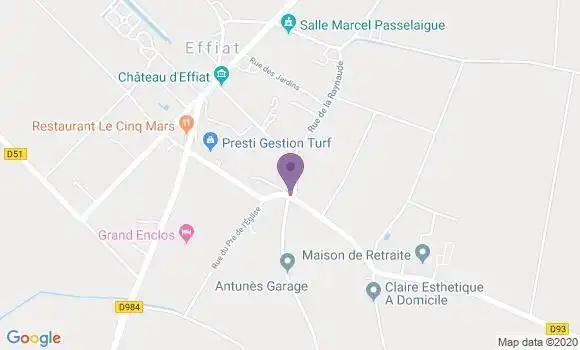 Localisation Effiat Ap - 63260