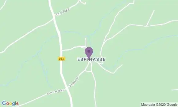 Localisation Espinasse Ap - 63390