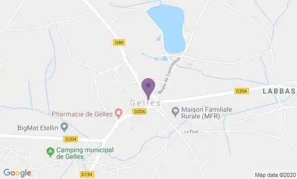 Localisation Gelles - 63740