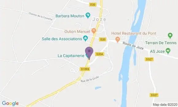 Localisation Joze Bp - 63350