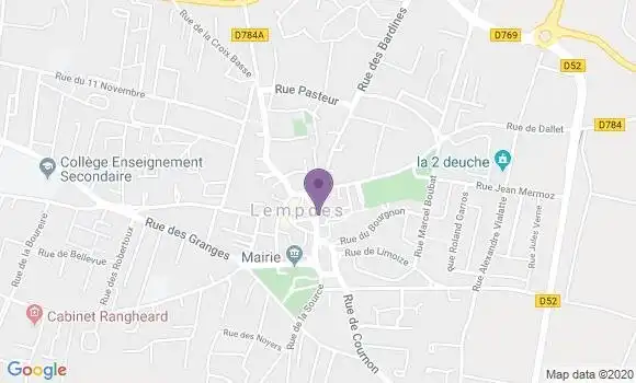 Localisation Lempdes - 63370