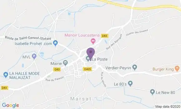 Localisation Marsat Ap - 63200