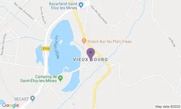 Localisation Menat Bp - 63560