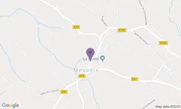 Localisation Messeix Bp - 63750