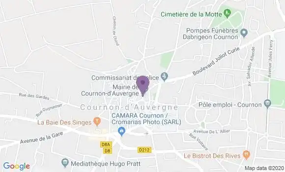 Localisation Mezel Bp - 63115