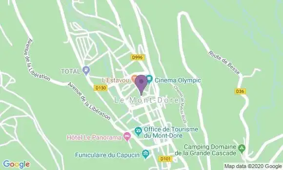 Localisation Le Mont Dore Bp - 63240