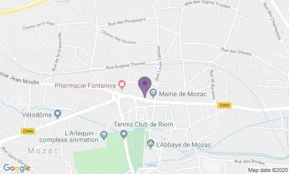 Localisation Mozac Bp - 63200