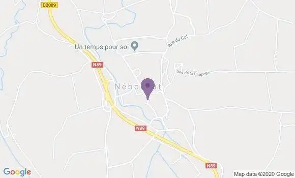 Localisation Nebouzat Bp - 63210
