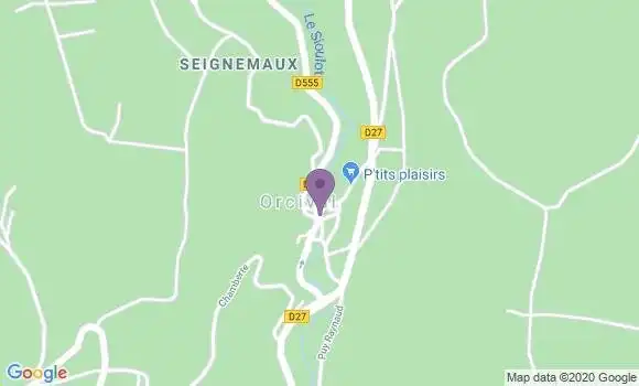 Localisation Orcival Ap - 63210