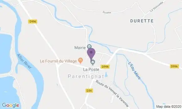 Localisation Parentignat Bp - 63500