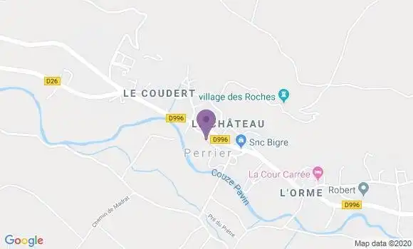 Localisation Perrier Bp - 63500