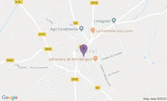 Localisation Plauzat Bp - 63730