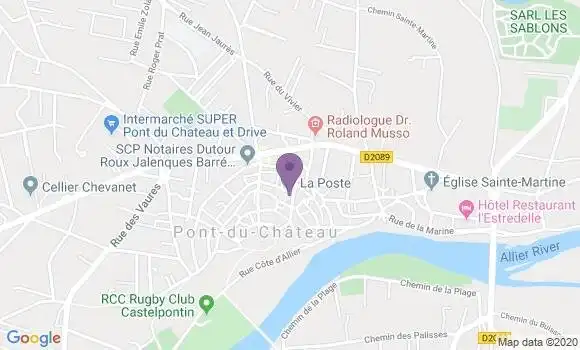 Localisation Pont du Chateau - 63430