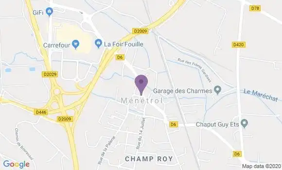Localisation St Beauzire Bp - 63360