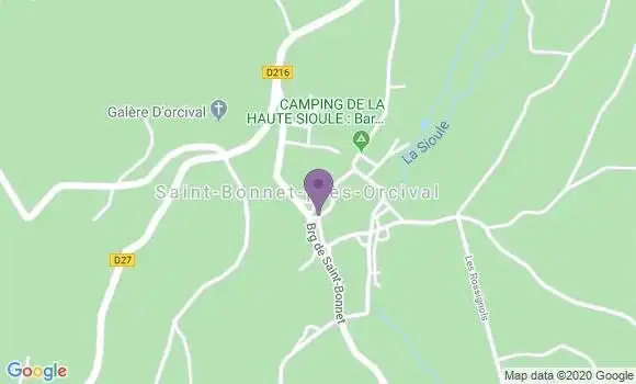 Localisation Saint Bonnet Pres Orcival Ap - 63210