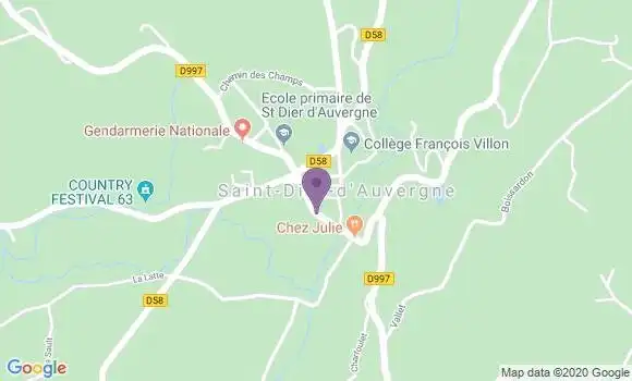 Localisation Saint Dier d